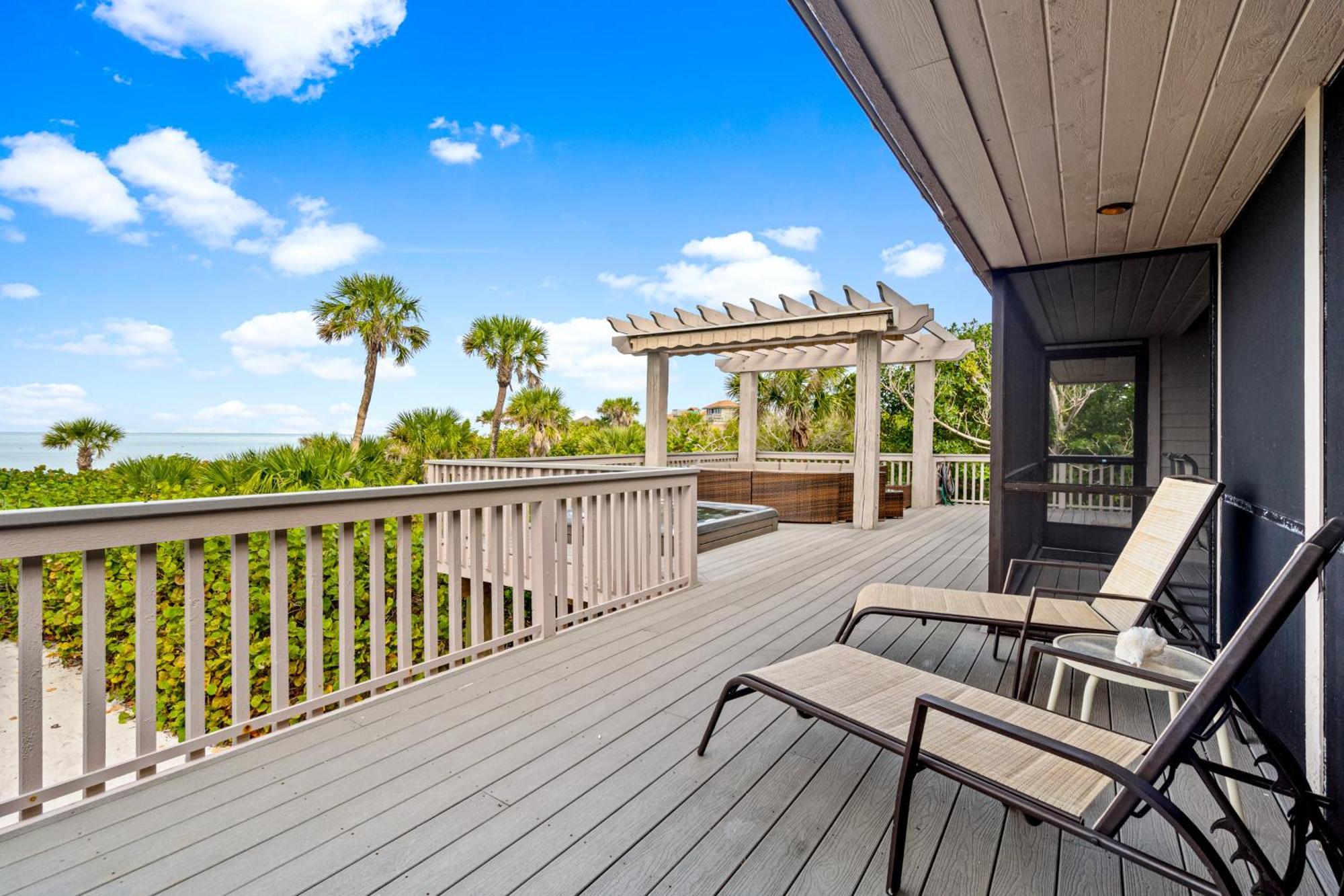 Beachfront,V Private, 360 Views, Sunsets, Hottub Captiva Island Exterior photo
